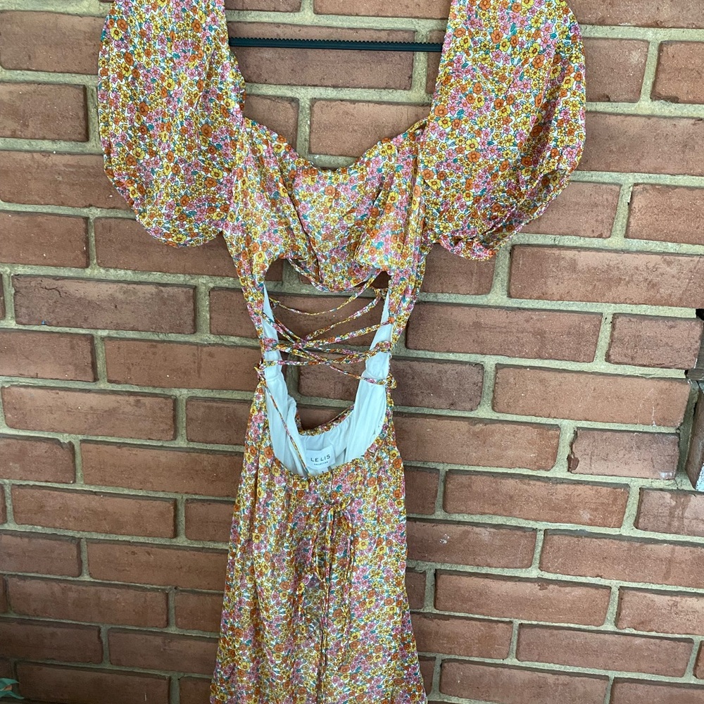 🌸Flower Power🌸 Double Laced Down Dress - Picture 7 of 8